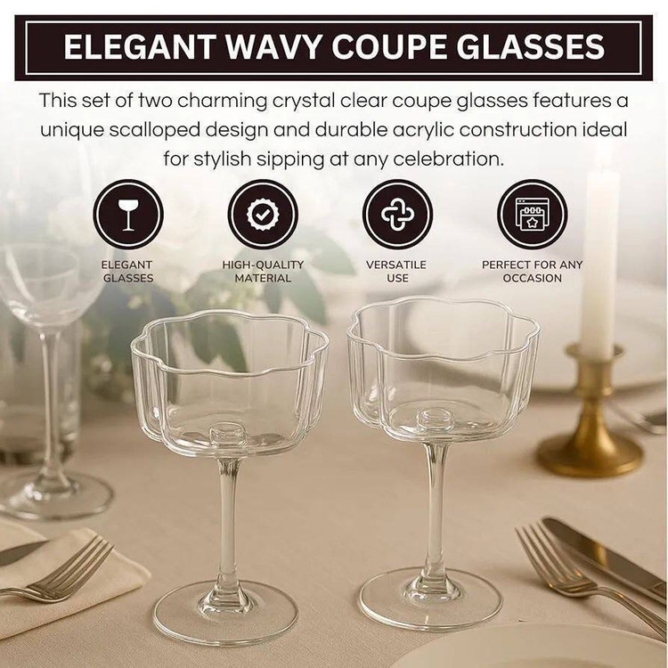 دسرخوری بلوری پایه دار ۴تایی برند deli glass